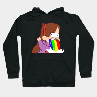 Mabel puking rainbows Hoodie